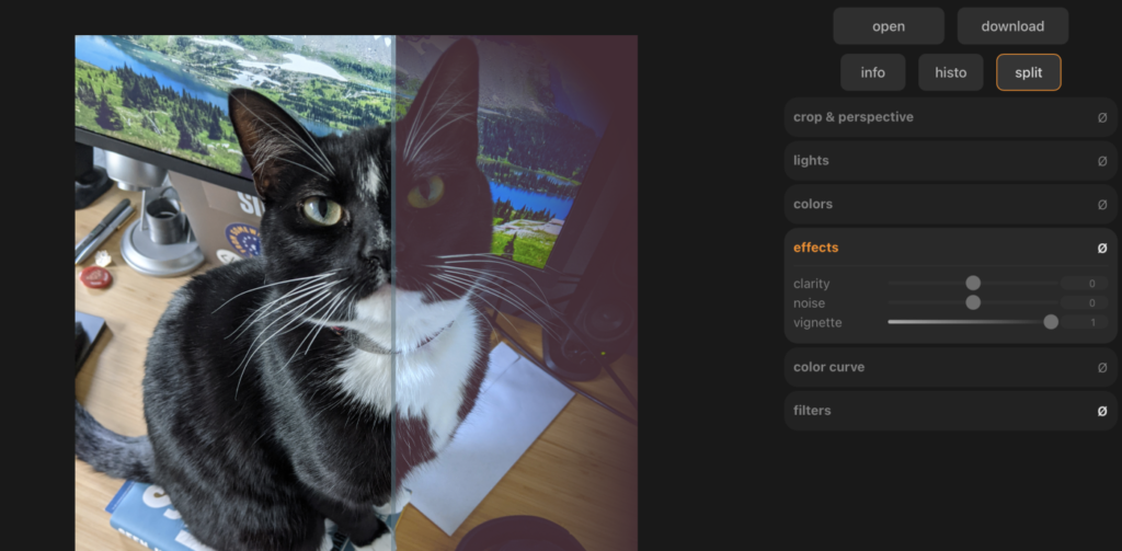 Esta ferramenta permite que você faça edições rápidas de fotos no seu navegador sem precisar fazer upload de nada 4 MiNi PhotoEditor