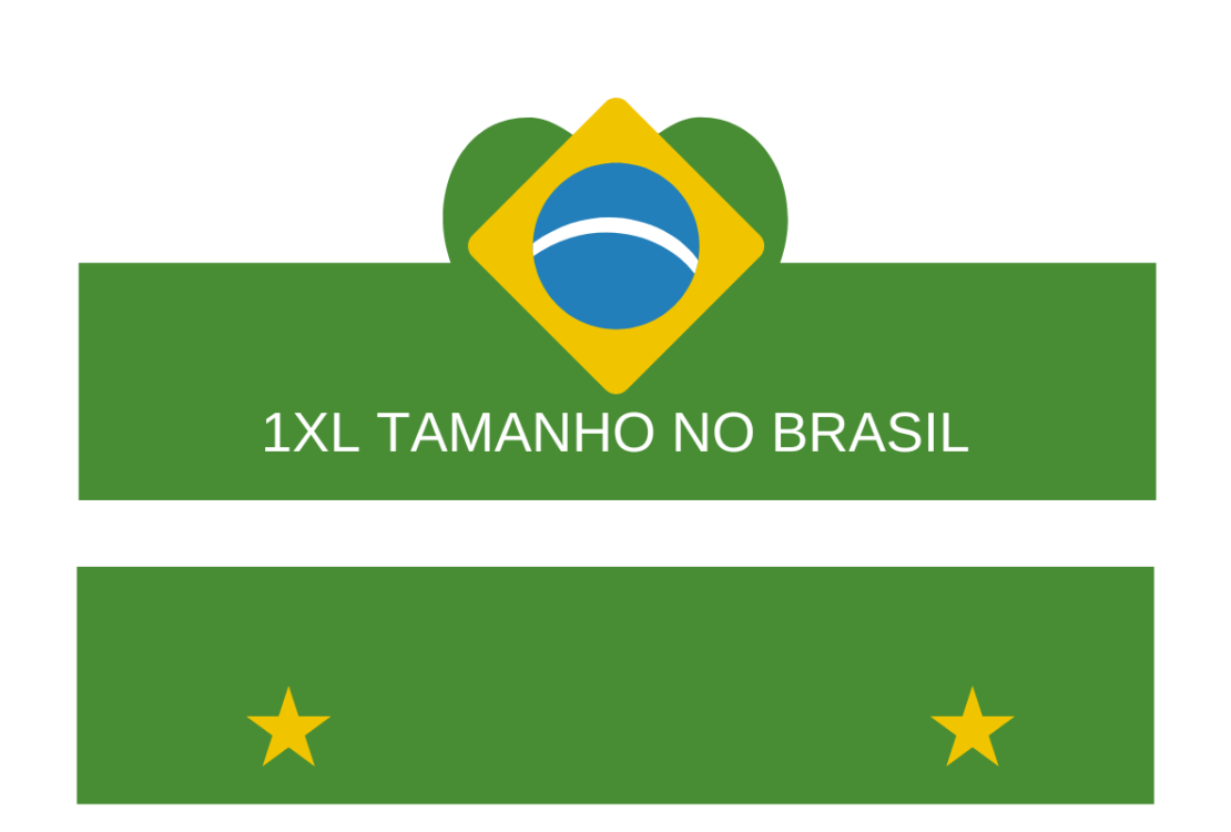 1xl tamanho no brasil