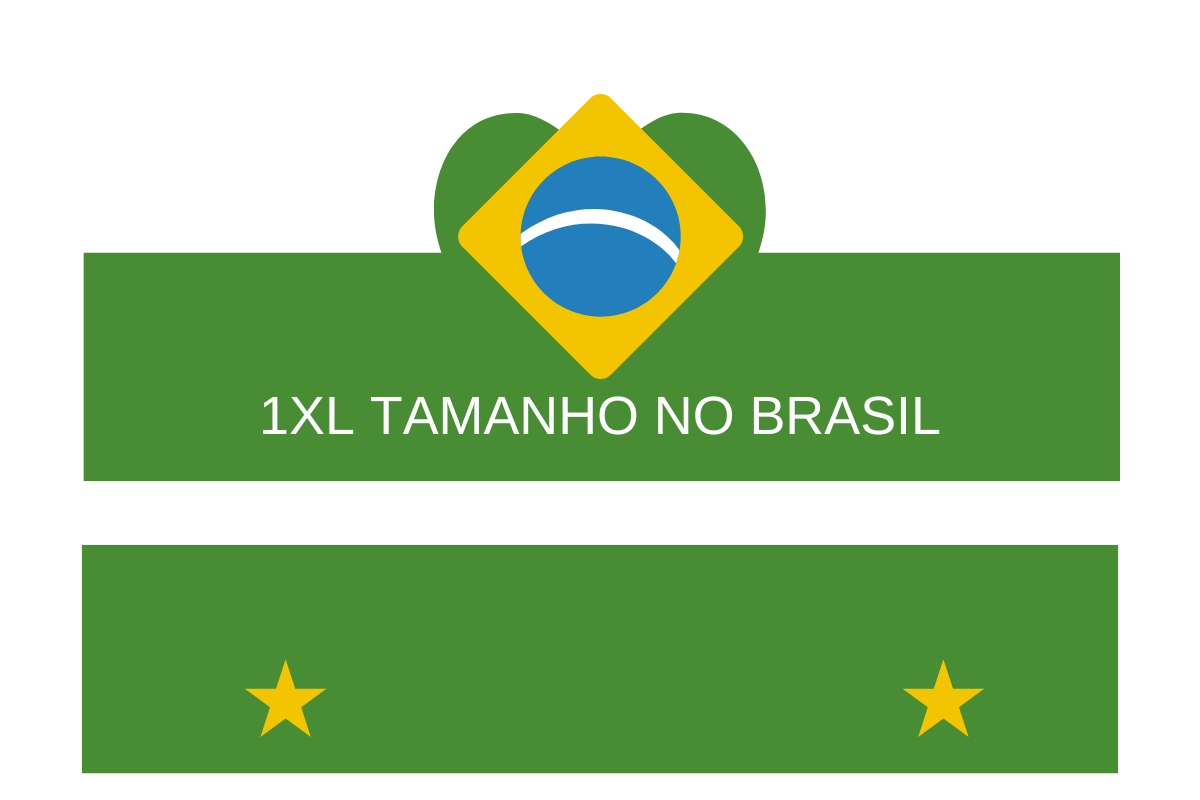 1xl tamanho no brasil