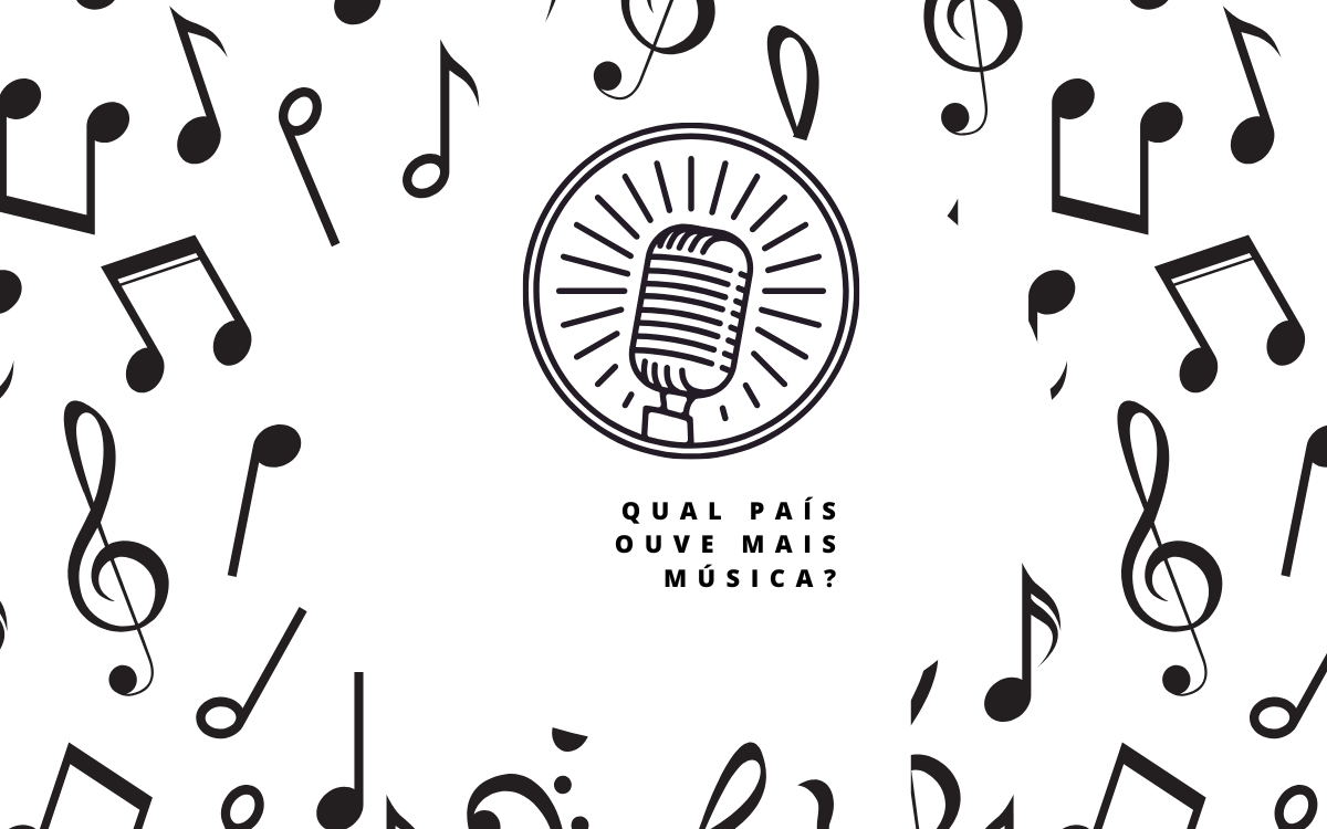 Qual país ouve mais música?