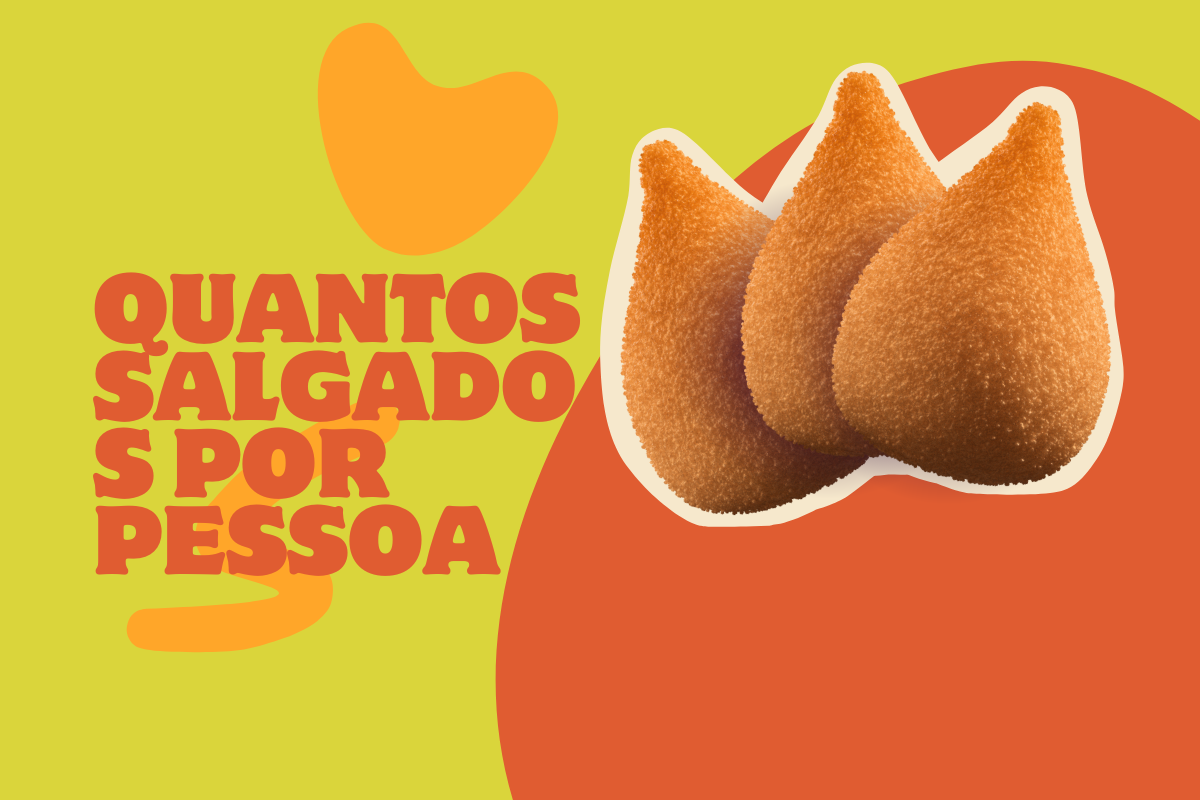 Quantos salgados por pessoa