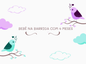 bebê na barriga com 4 meses