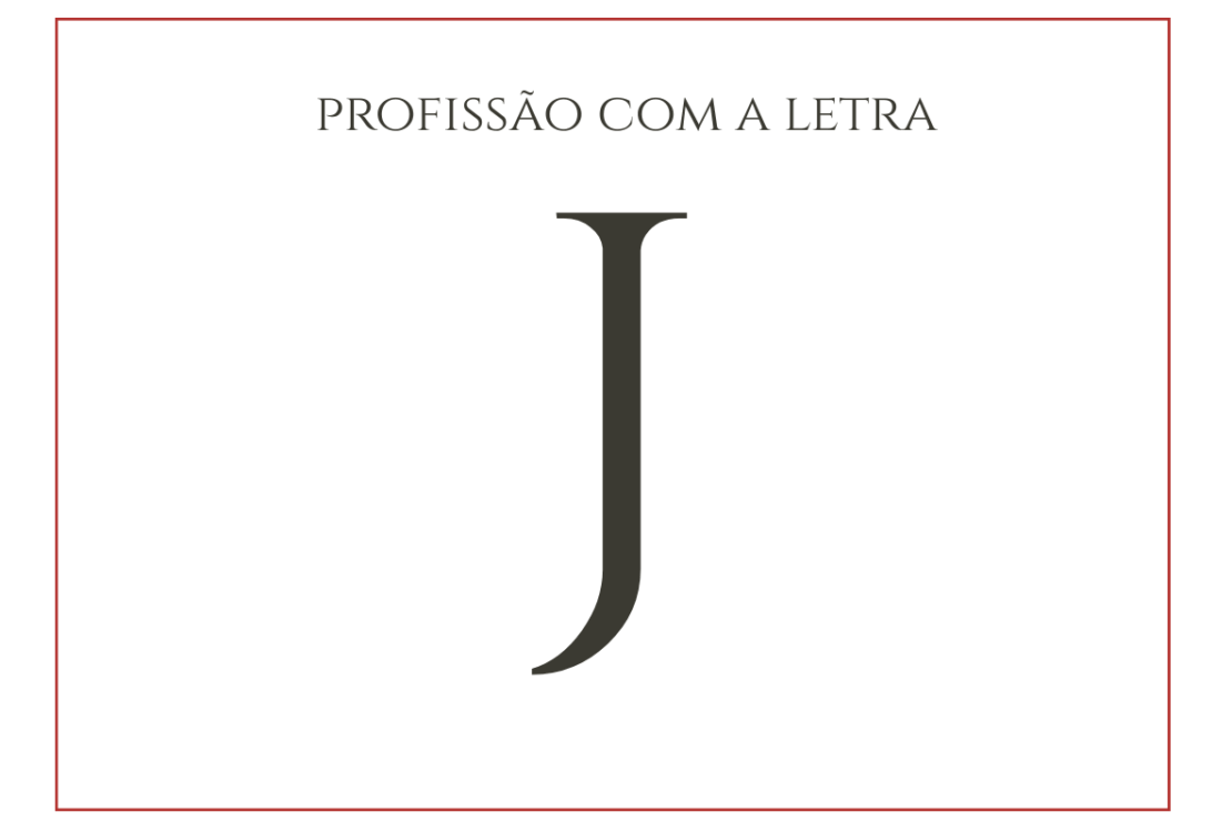 profissão com a letra j