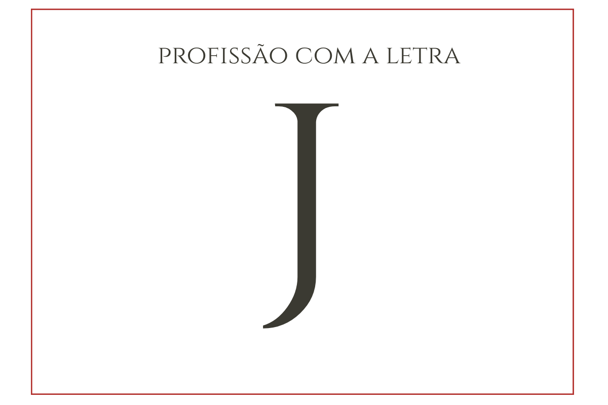 profissão com a letra j