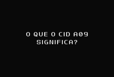 O que o CID A09 significa?