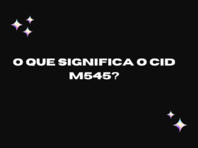 O que significa o CID M545?
