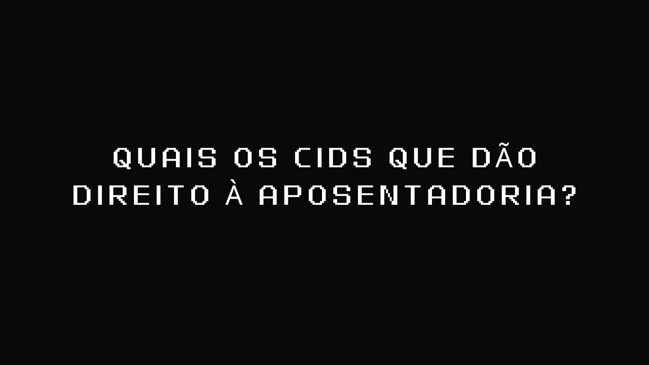 Do diagnóstico ao benefício: conheça os CIDs que garantem aposentadoria 1 Quais os cids que dão direito à aposentadoria?