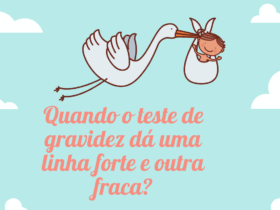 Quando o teste de gravidez dá uma linha forte e outra fraca?