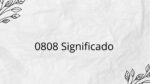 0808 Significado pdf