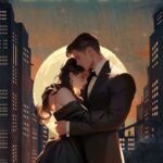 Brown Illustrated Love Romance Book Cover 1