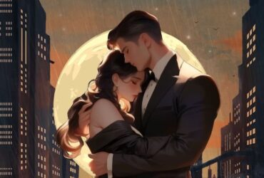 Brown Illustrated Love Romance Book Cover 1