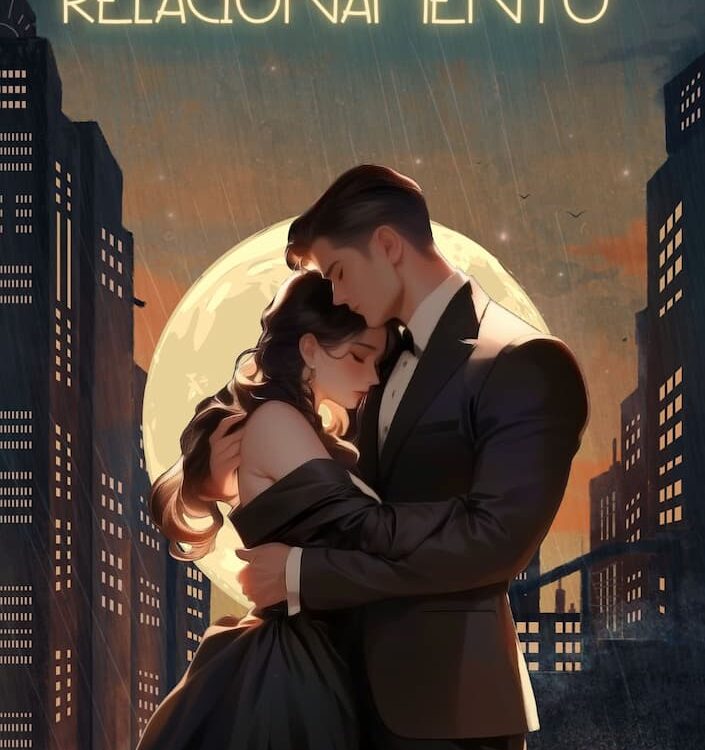 Brown Illustrated Love Romance Book Cover 1