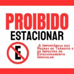 Documento a4 placa garagem nao estacione vermelho branco 1