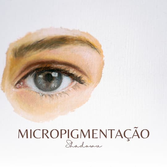 Micropigmentação Shadow: O Que é e Como Essa Técnica Transforma as Sobrancelhas 1 Post do Instagram micropigmentacao minimalista branco 1