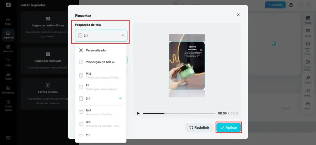 O Editor Invisível: Por Que o Recorte Automático É o Herói Não Reconhecido do Crescimento de Vídeos Verticais 6 Carregamento dos videos e ativacao do Corte rapido