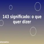 143 significado: o que quer dizer