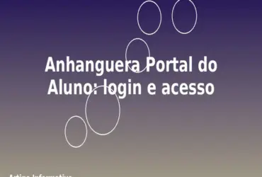 Anhanguera Portal do Aluno: login e acesso