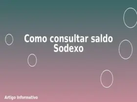 Como consultar saldo Sodexo