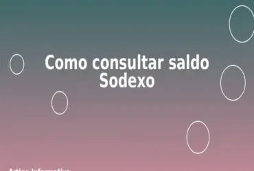 Como consultar saldo Sodexo