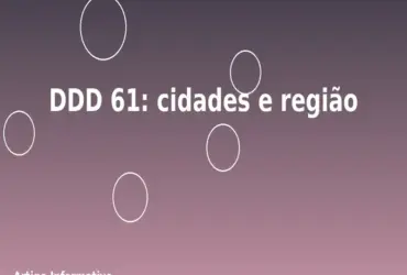 DDD 61: cidades e região
