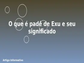 O que é padê de Exu e seu significado