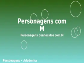Personagens com M: Personagens Conhecidos com M