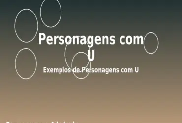 Personagens com U: Exemplos de Personagens com U