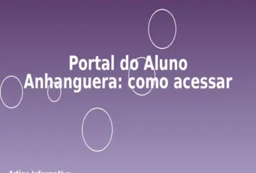 Portal do Aluno Anhanguera: como acessar