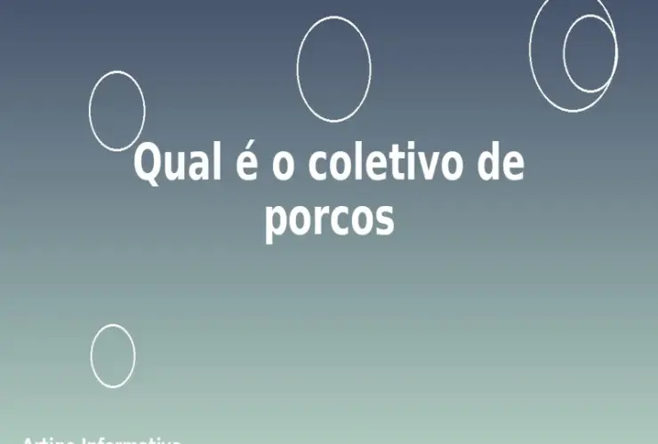 Qual é o coletivo de porcos