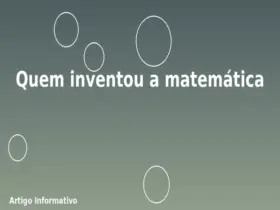 Quem inventou a matemática