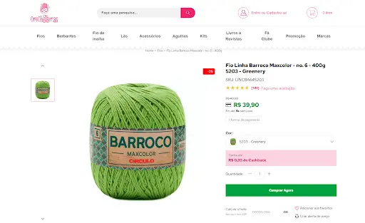 Onde Comprar Linha Barroco Maxcolor 6 400g 4 Linha Barroco