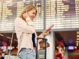 Viajar mulher aeroporto