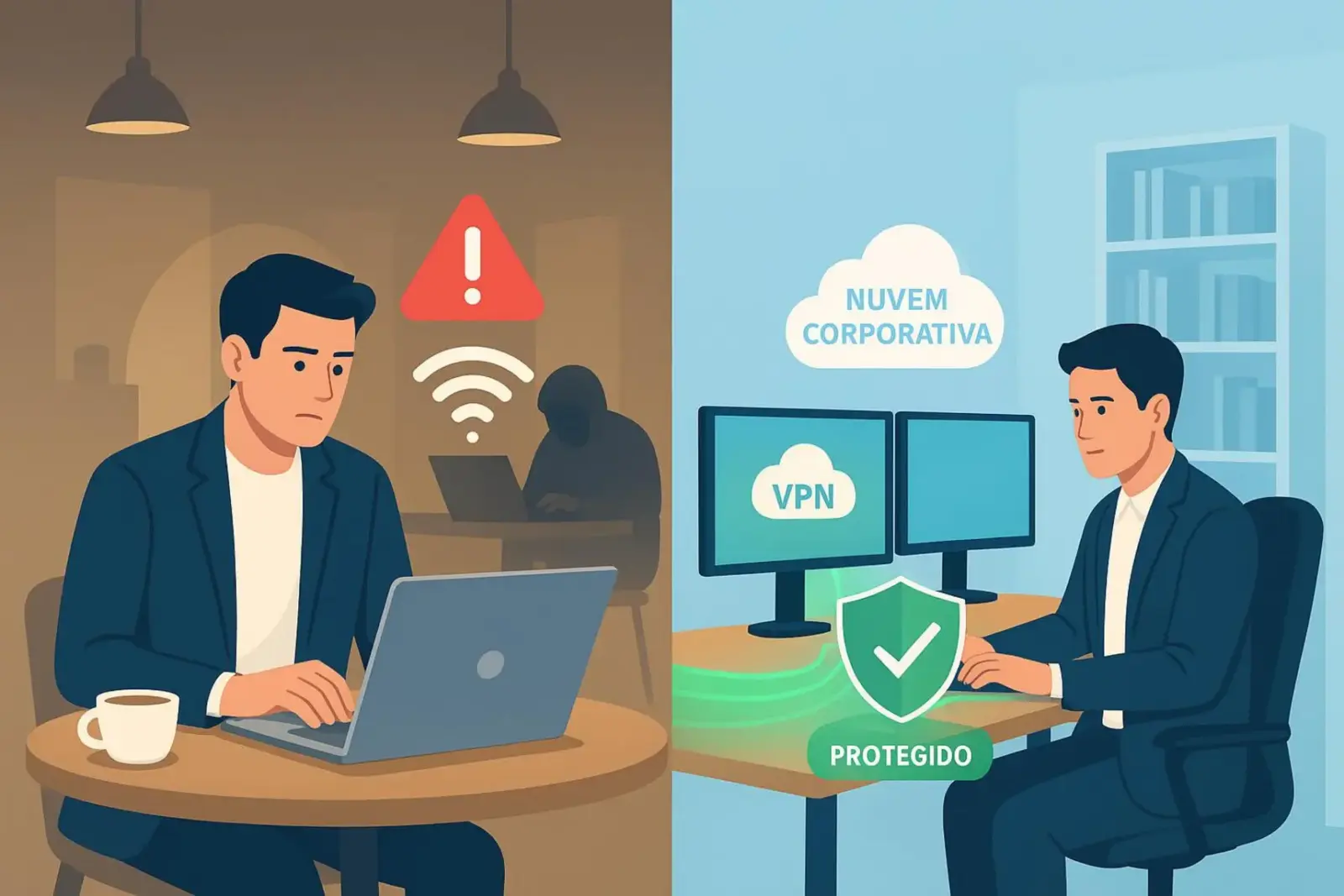 Como Profissionais Corporativos Podem Reduzir Riscos de Segurança Digital no Trabalho
