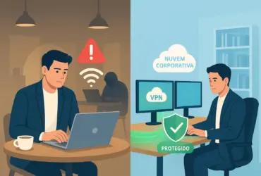 Como Profissionais Corporativos Podem Reduzir Riscos de Segurança Digital no Trabalho